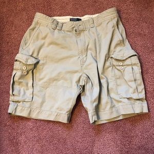 POLO RALPH LAUREN KHAKI CARGO SHORTS MEN'S Sz 40